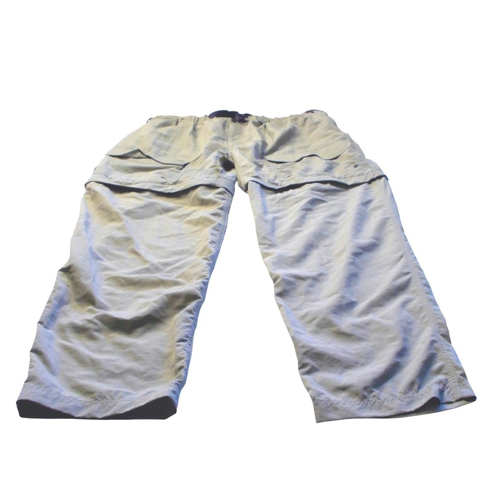 REI Convertible Cargo Hiking Pants Tan Khaki Zip Off Shorts‎ Mens 32x31